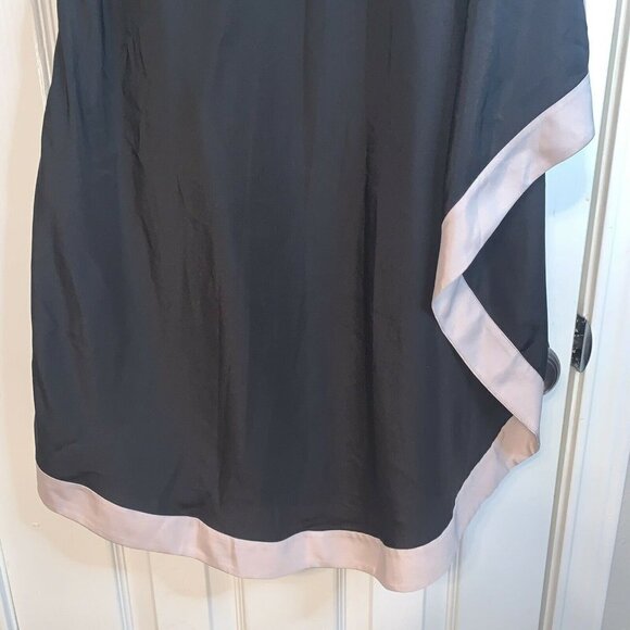 Ted Baker London Black Pink Bolty Drape Zipper Back Sleeveless Shift Dress Sz 6 - Picture 4 of 10